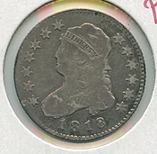 1818-P Silver Capped Bust Quarter 25c Philadelphia Mint  - ST285