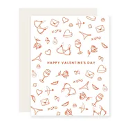 “Happy Valentine’s” sketches card