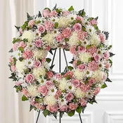 Serene Blessings Wreath 24"