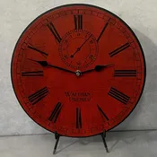 Alston Red Clock