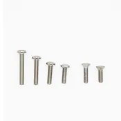 Paddlers Supply Bolts - Stainless Steel Pan &amp;amp; Oval Heads - 10-32 x Various length