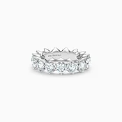 Allegria large eternity band in platinum