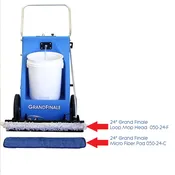 24″ MICROFIBER PADS for the 24″ GRAND FINALE