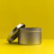 4 oz Deep Round Candle Tins with Lids