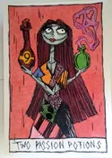 Christmas Nightmare Tarot Card Poster
