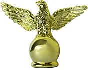 1" Plastic Eagle on Ball