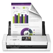 BROTHER ADS1700W Wireless Compact Color Desktop Scanner with Duplex and Touchscreen