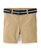 Boys Quick Dry Chino Shorts - Uniform - Tan