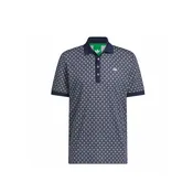Adidas Golf Mens Originals All Over Trefoil Polo Shirt