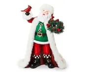 MacKenzie-Childs Cozy Christmas Santa with Cardinal