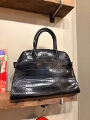 Black Croc Bag