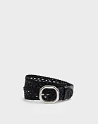 Audrey Woven Italian Leather Belt