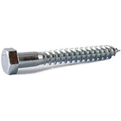 1/2 x 2 1/2 Hex Lag Screw Zinc Plated (50)