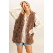 Fuzzy Sweater Vest