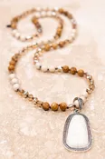 Adele Necklace- White
