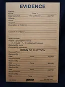 10" x 13" Kraft Paper Evidence Envelopes (28 lb.)
