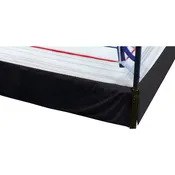 24' Boxing Ring Skirt Set of 4 Black Color