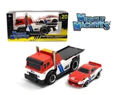 11553/RED-WHITE – 1:64 JDM Flatbed + 1972 Datsun 240Z BRE#46.