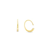 Asymmetric Reverse Hoop Earrings