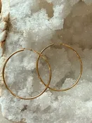 10K Gold Hoops