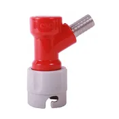 Pin Lock Disconnect Short (Gas) 3/8" Barb