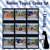 ROBLOX Toys & Codes Lot | Physical Delivery | RARE CODES