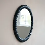 Twisted Wall Mirror | Blue