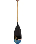 Hawaiki Hybrid Single Bend Outrigger Steering Paddle-Kaimana Hila Gold