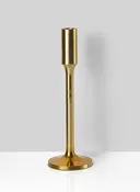 Alsace Shiny Gold Taper Candlestick 10.5"