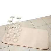 360 DISH DRYING MAT - CREAM