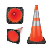 36” PVC Safety Cone | #CTC36RB