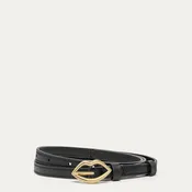 BLACK LIP BUCKLE BELT
