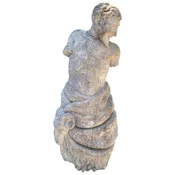 18th Century Baroque Sandstone Sculpture of a Satyr Herm