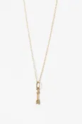 14K Diamond Arrow Charm