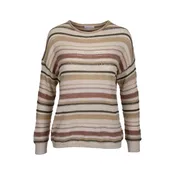 Be Cool Women's Breezy Knit Striped Sweater