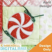Kimberbell DDE Mistletoe Mystery Quilt-April Design Only