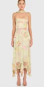 Amanda Uprichard Monterey Dress - Endive Multi