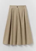 A Line Cotton Needlecord Skirt | Dune