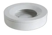 Angelo Mangiarotti “Barbados” Ashtray in White Ceramic, Italy, 1960s