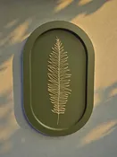 Maine Botanical Oval Wall Art Series