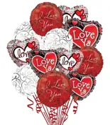 12 Love & Romance Mylars