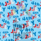 4th of July Pattern Vinyl 12" x 12"