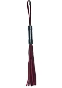 Sex And Mischief Enchanted Flogger Black 18.5 Inch - SecretsBoutiques.com