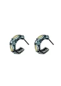 Tat2 Designs Vintage Silver Mini Alma Hoops