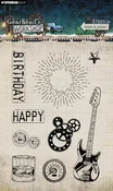 Gearhead gears & guitar stamp gear head by studio light