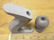 Replacement Walnut Totes & Knobs for Antique Planes