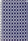 0991 - Yukata Fabric - Interlocking Diamonds - Traditional 14" wide - Dark Navy - By the Half Yard