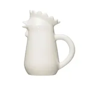 Chicken Stonewear Cream Pitcher 12oz
