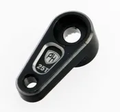 Aluminum 25T Servo Horn, for Traxxas TRX-4M, Black - PHBTRX585BLACK