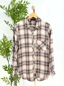 Anderson Plaid Shirt in Caramel